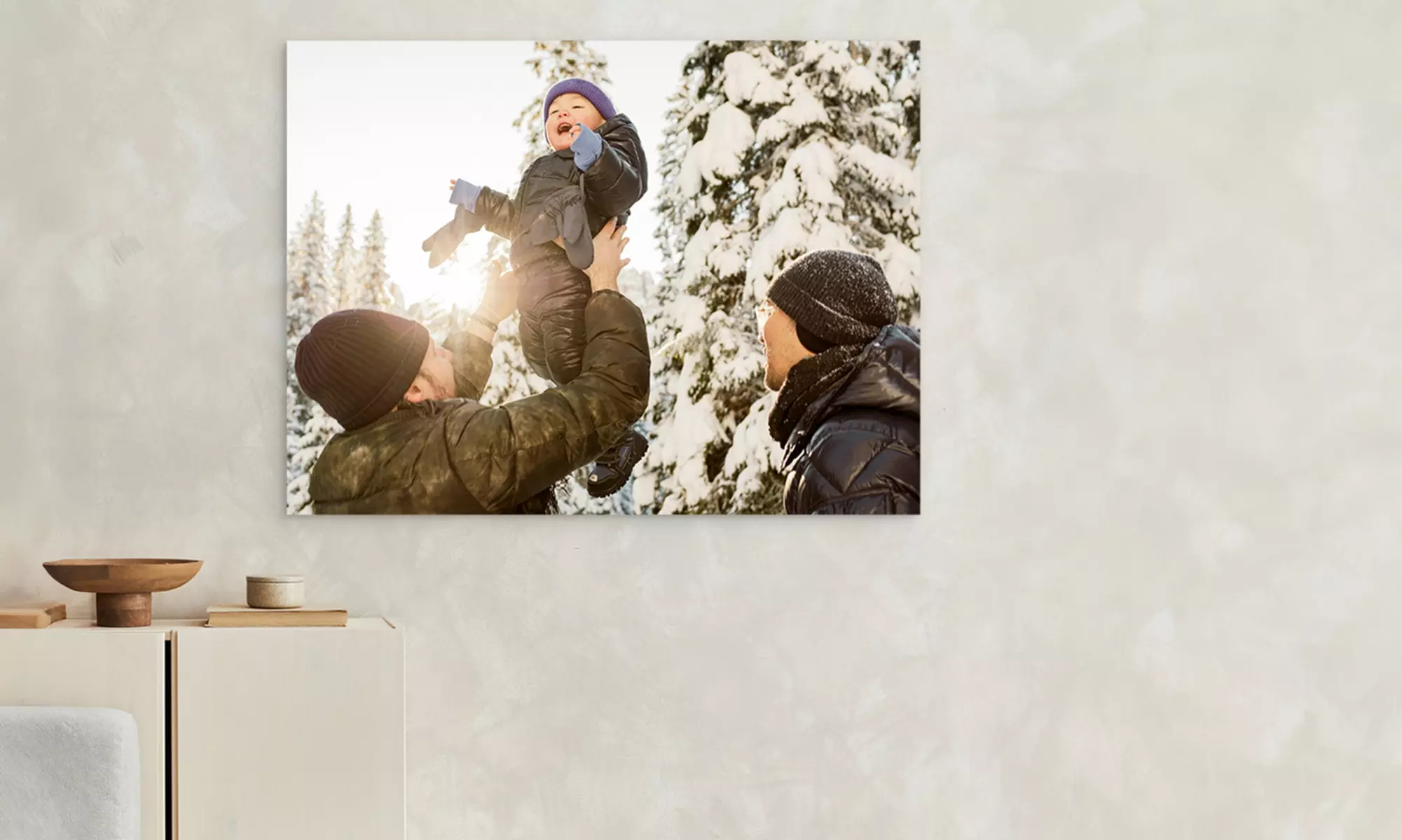 Jouw foto op wit aluminium voor aan je muur