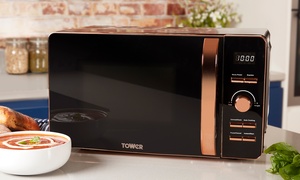  Tower 20L Rose Gold Digital Microwave 