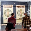 Image 2: Axe Throwing for Upto Six: 2 Hours of Excitement Awaits! 