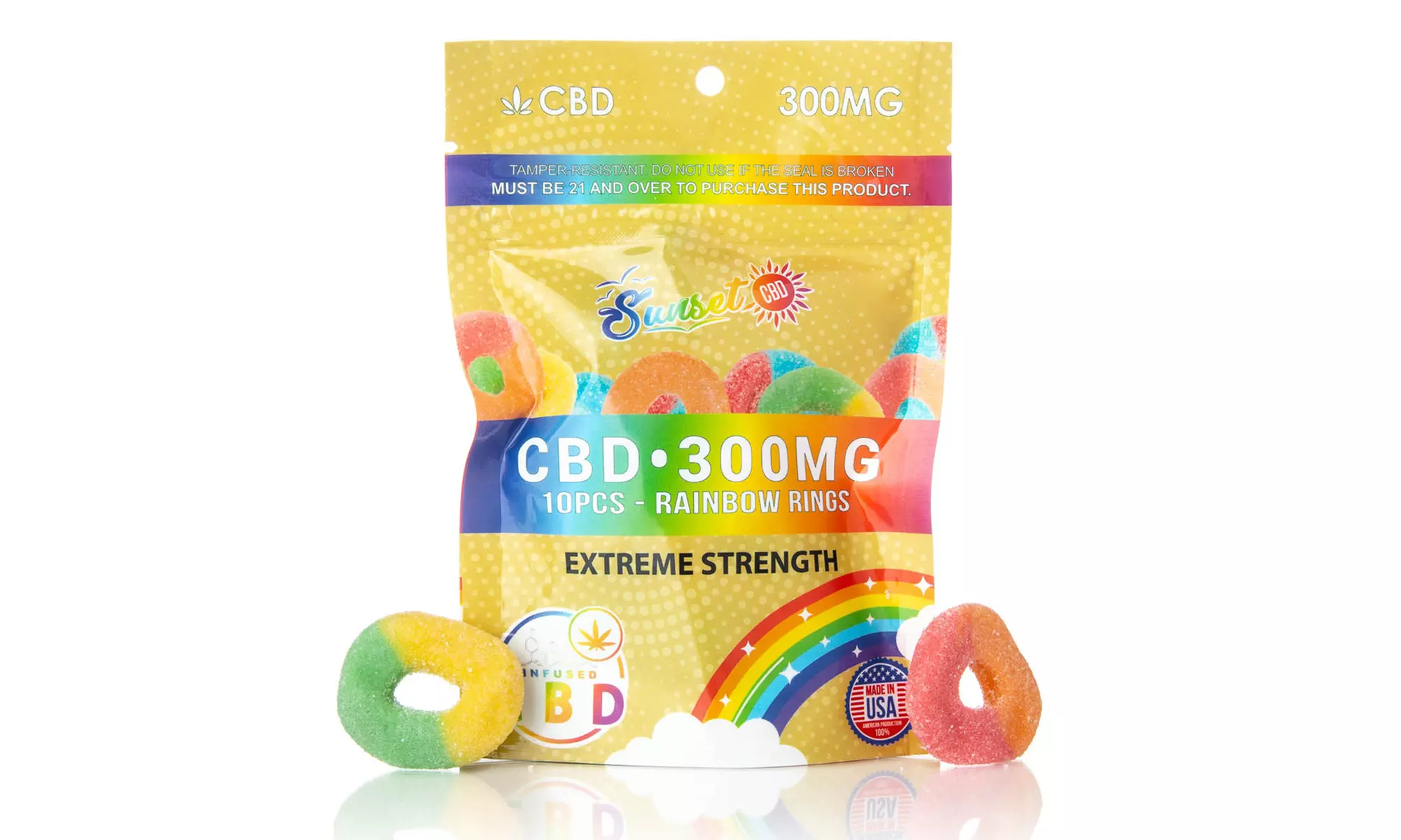 Groupon Exclusive High Potency CBD Infused Gummy Bundles (Kangaroo & Sunset)