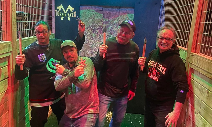 Image 5: One Hour Axe Throwing For Up to Four People 