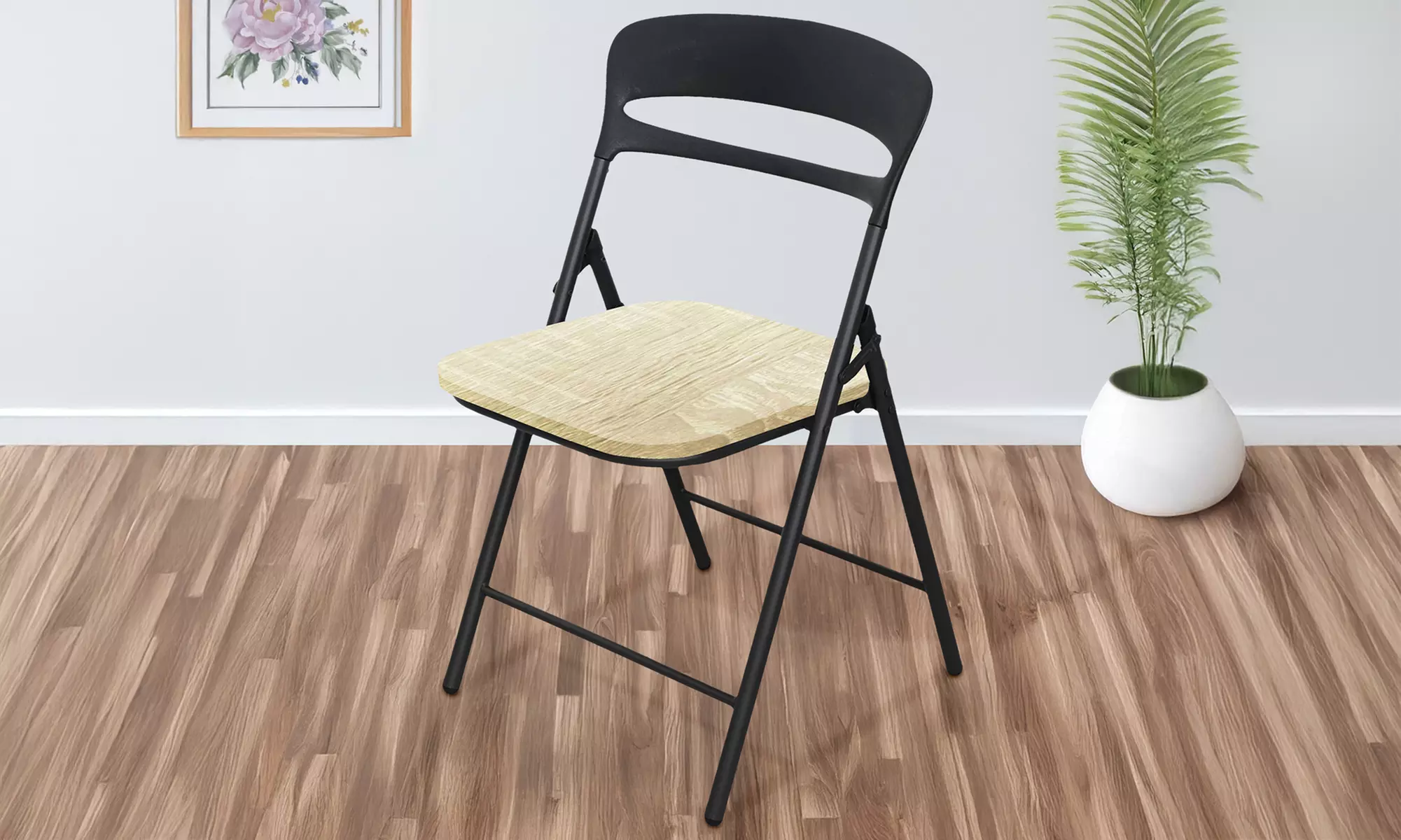 Set di 4 sedie pieghevoli Isidora