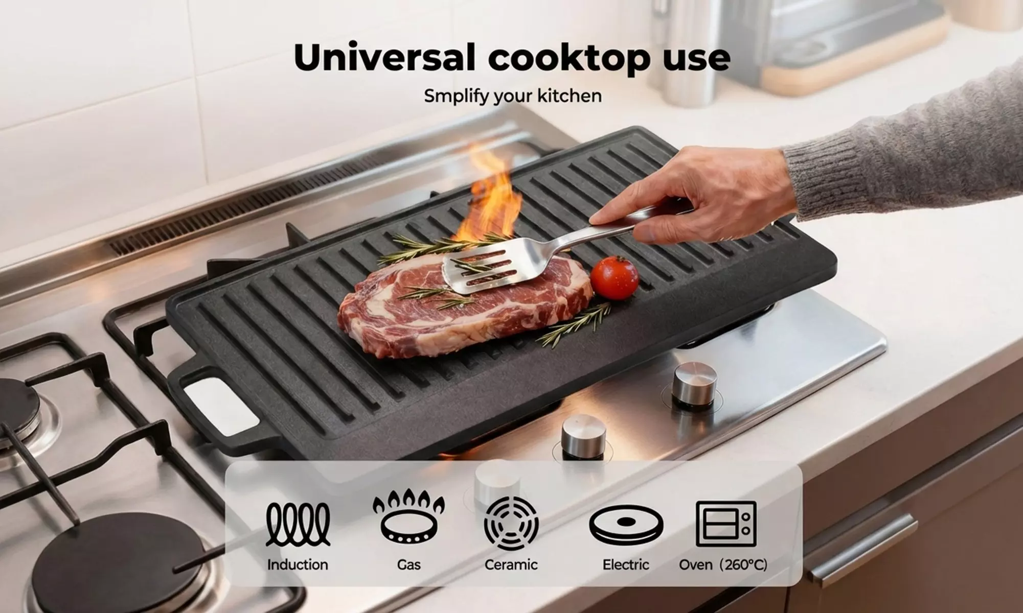 Toque Professional Cast Iron Cookware Collection