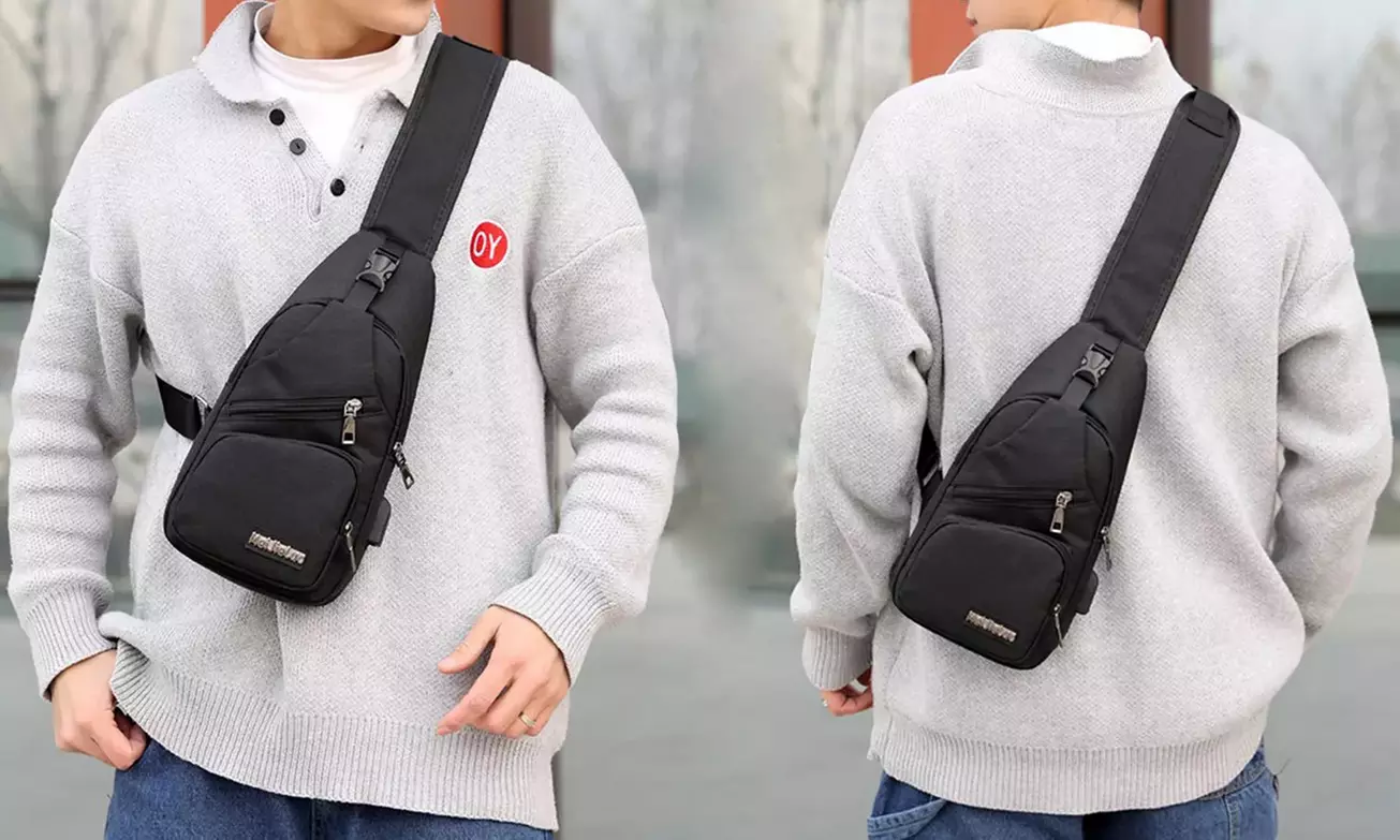 1 of 2 crossbody borsttas