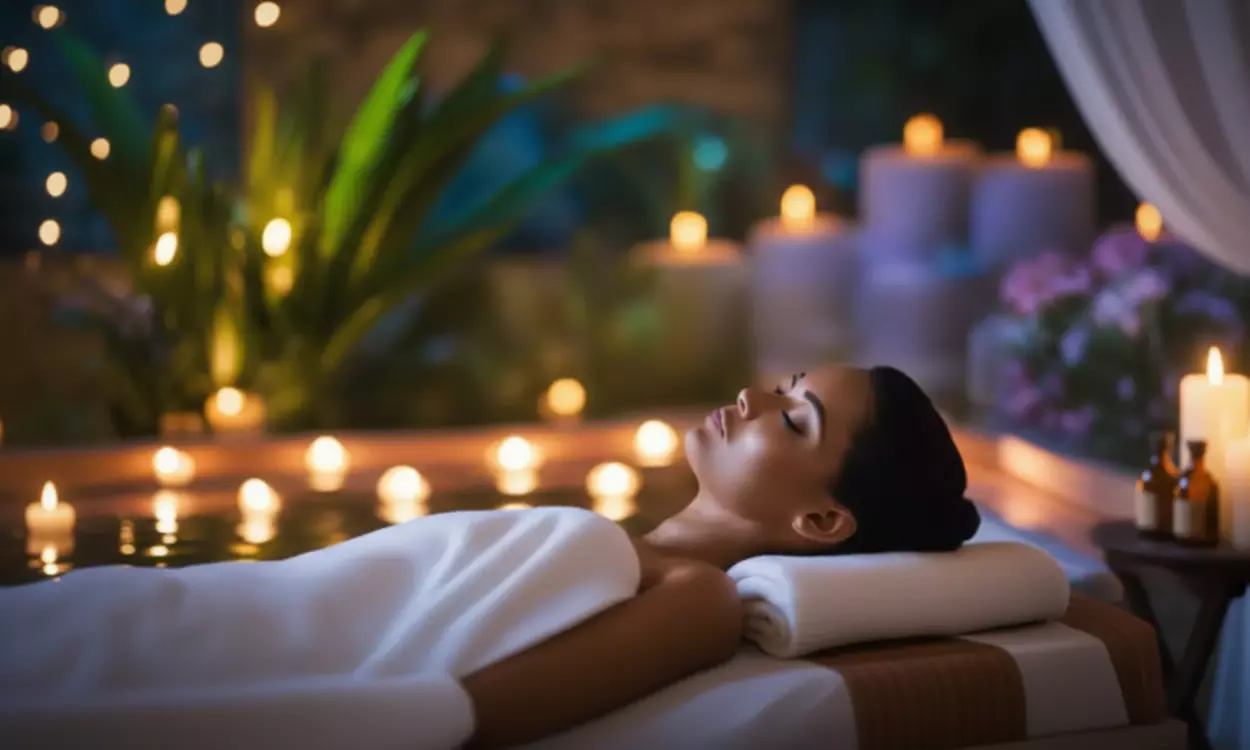 Spa privatif avec sauna, bains à remous et boissons