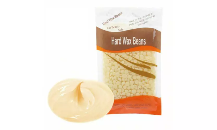 200g Natural Hard Wax Beans Beads for Painless Body Hair Removal Waxing Warmer