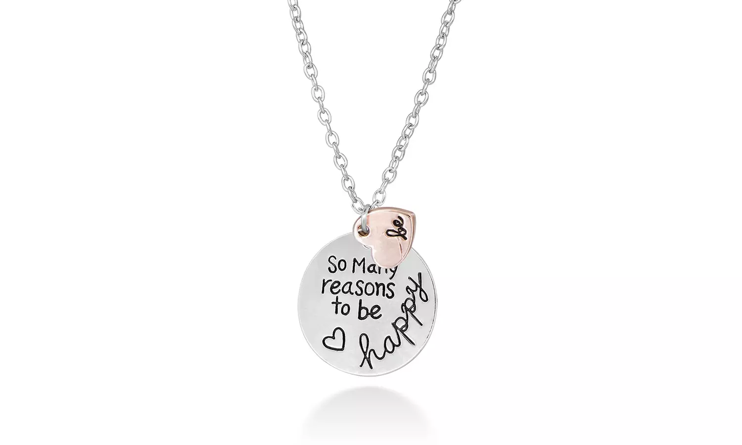 'So Many Reason To Be Happy' Pendant Necklace