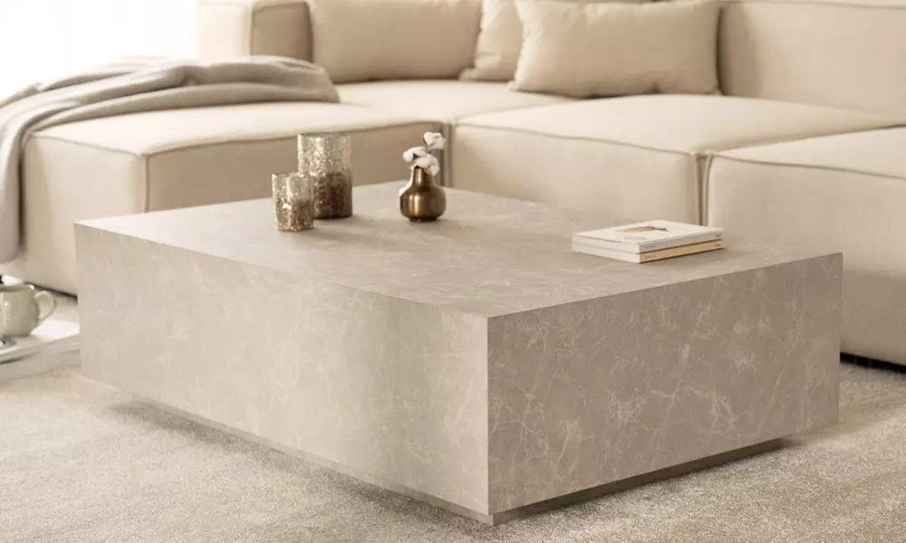 Home Deluxe Couchtisch „Marmor Amiri“