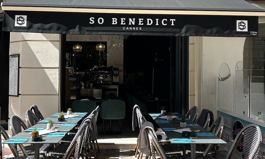 Image 8: Petit-déjeuner ou déjeuner au restaurant So Benedict Cannes