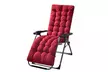Chaise pliante avec coussin et dossier inclinable, coloris au choix, livraison offerte - Image 2