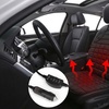 Image 1: Housse de siège auto chauffante universelle avec 2 niveaux de chauffe