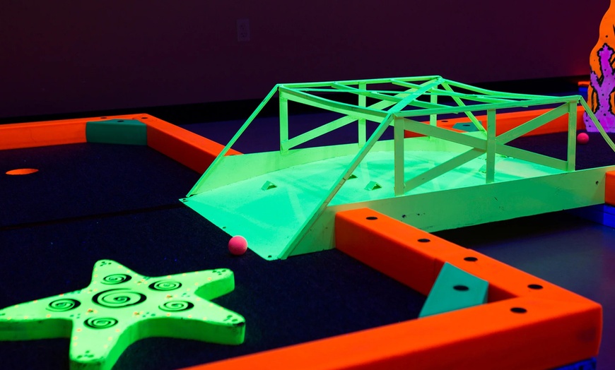 Image 5: Glow-in-the-Dark Mini Golf Deals - Three Rounds for One to Six Players in NY