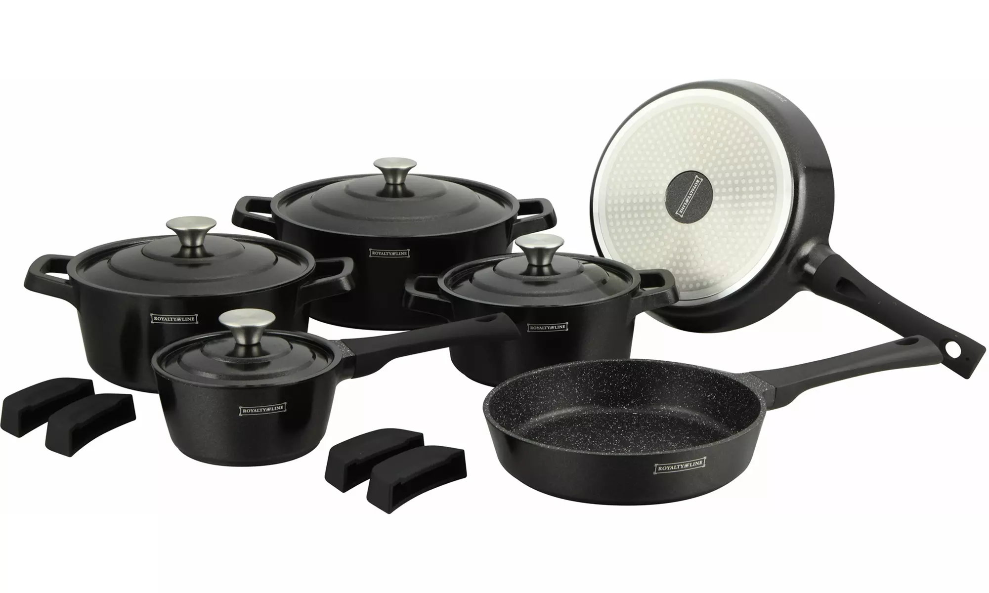 Batteria da cucina da 10 o 14 pezzi Royalty Line