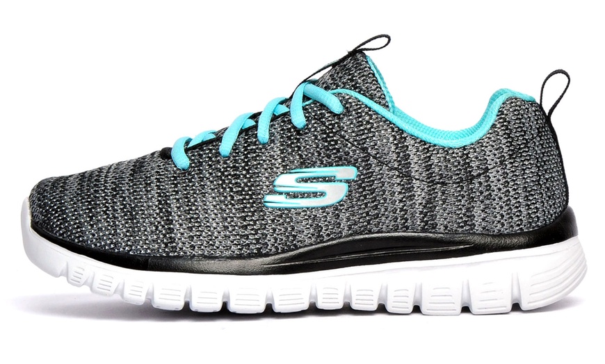 Image 1: Skechers Graceful Memory Foam Women's Trainers