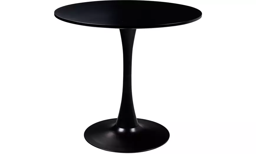 Image 2: Tavolo rotondo Modello Party 80x80cm, Bianco o Nero