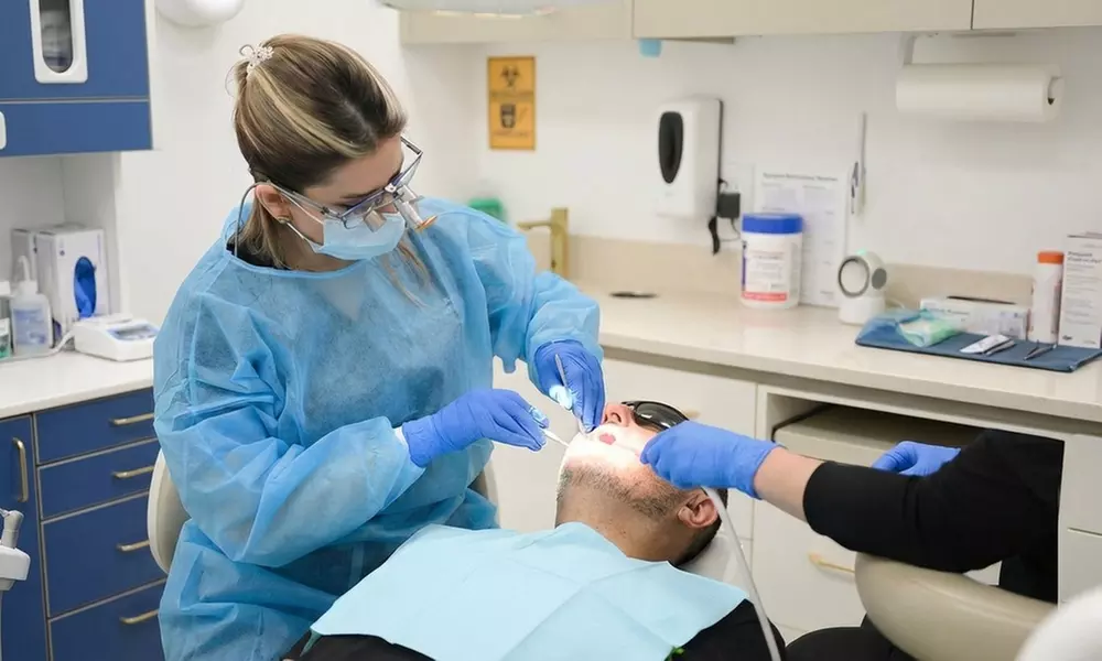 Enjoy Bright Smile: Dental Cleaning with Dentist Exam and X-Rays