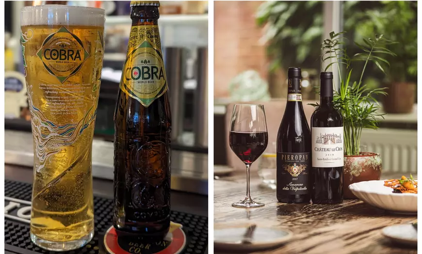Image 6: Burger, Fries & a Soft Drink or Glass of Wine or Bottle of Beer