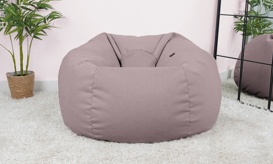 Image 15: Rucomfy Large Machine Washable Adults Beanbags with Filling