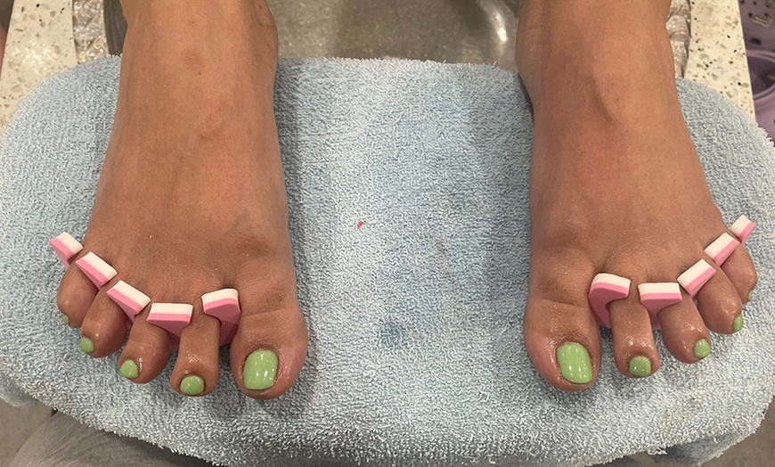 Image 3: Get Gel Polish, Manly, or Regular  Manicure & Pedicure