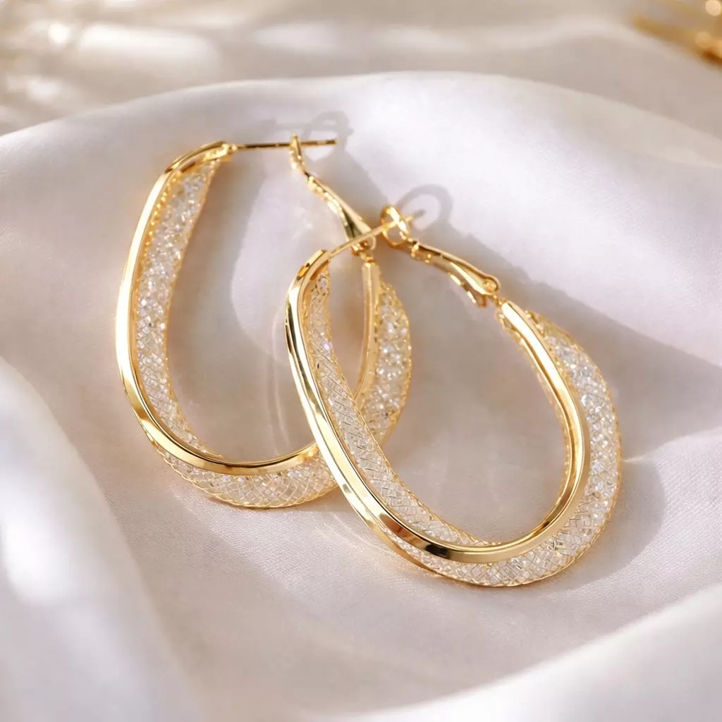 1 o 2 paia di orecchini a cerchio