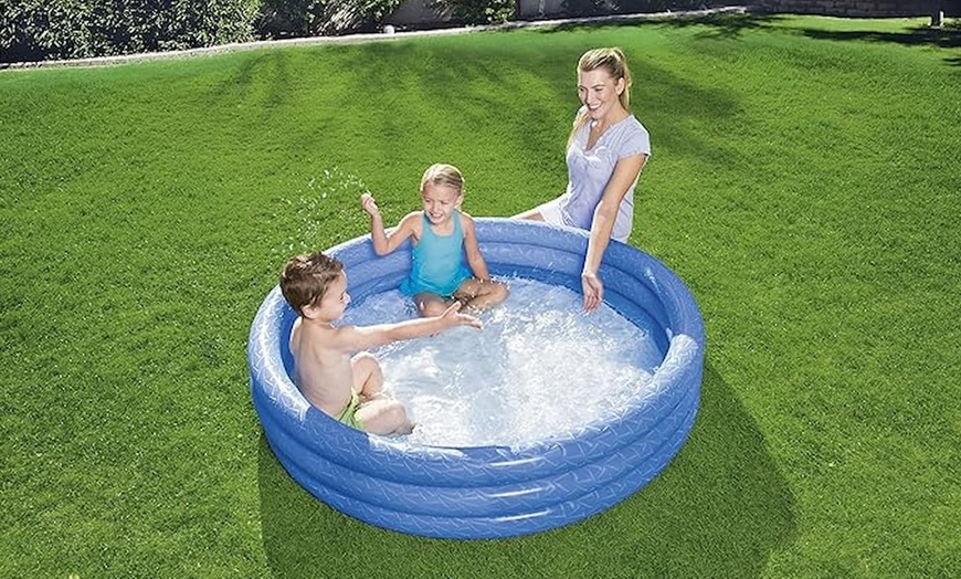 Image 9: Bestway rundes, aufblasbares oder selbstaufstellendes Planschbecken