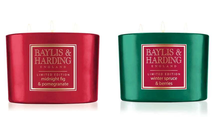 Image 2: Baylis & Harding Scented Candle