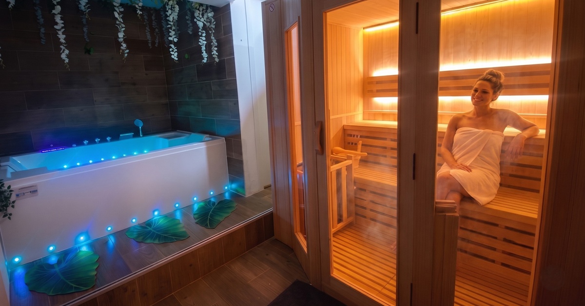 Ritual SPA con sauna individual y masaje para una persona en Barcelona