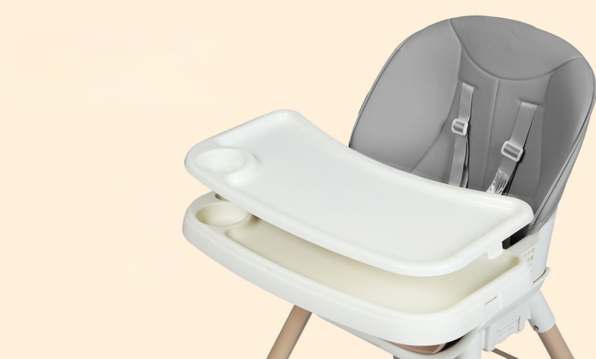 Image 13: Dekko Baby High Chair Adjustable Toddler Feeding Table 