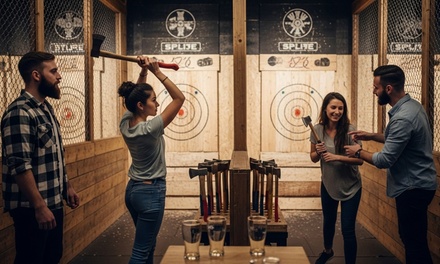 1-Hour Axe Throwing for 4  - Riley's Fitness