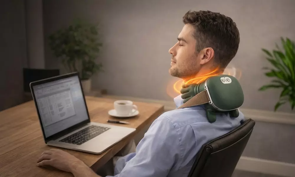 Massaggiatore Shiatsu per spalle e collo Herzberg