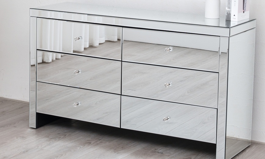 Image 3: Hollywood Mirrored Furniture range