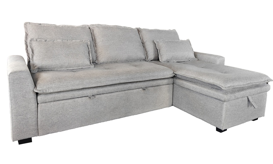 Image 16: Lucca 3 Seater Storage Sofa