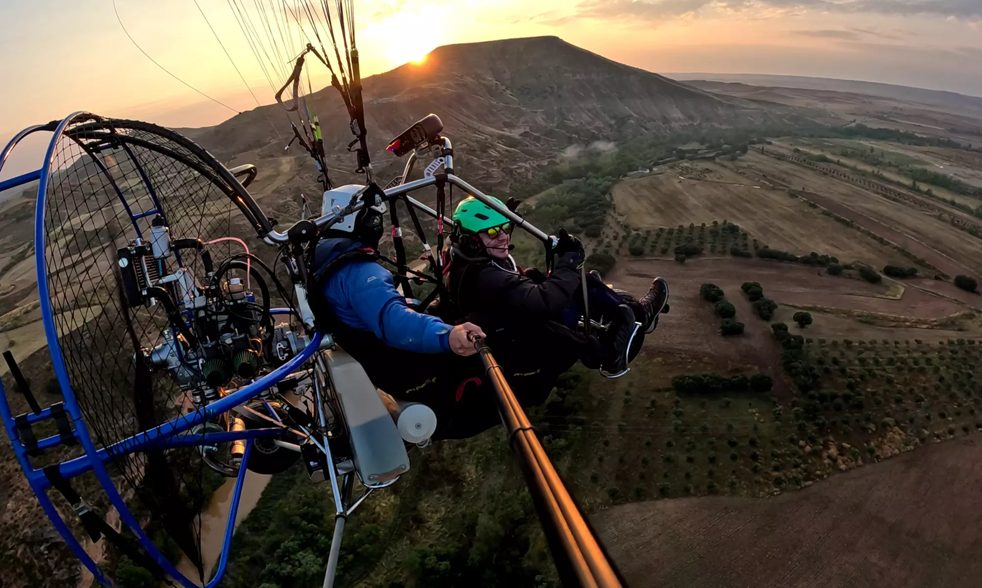 Vuelo en paramotor de 20 minutos para 1 o 2 personas con fotos