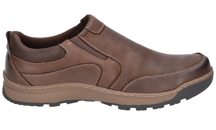 Image 6: Hush Puppies Jasper Slip-On Men's Leather Shoes