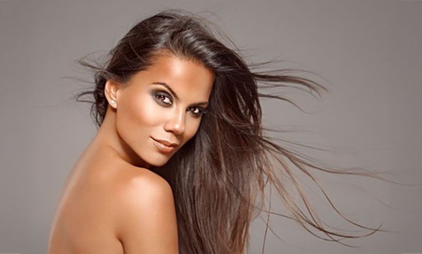 Image 3: Haircut & Style with Conditioning or Half Highlights Options