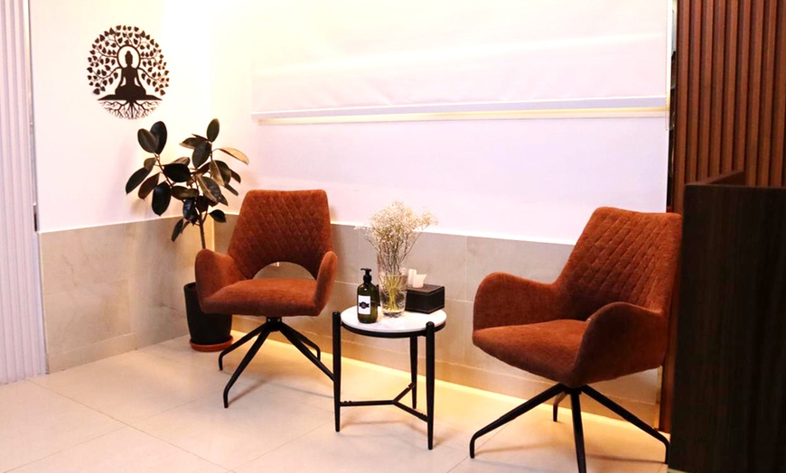 Image 1: Spa Treatment, Infrared Sauna Or Full Body Wax & Brazilian, Body Scrub