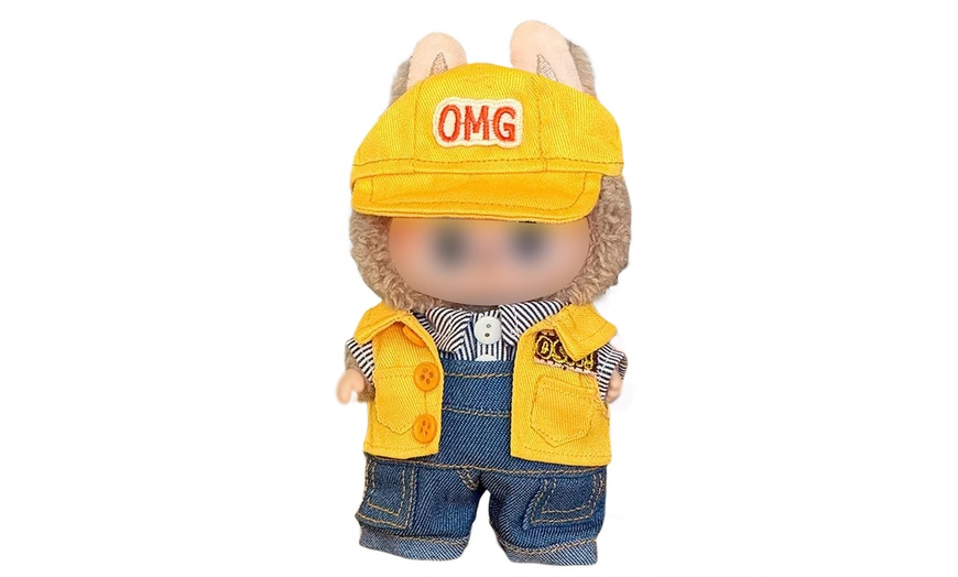 Image 12: 1 o 3 mini outfit per pupazzi Labubu