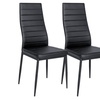 Image 2: Living And Home Limited Faux Leather Dining Chairs