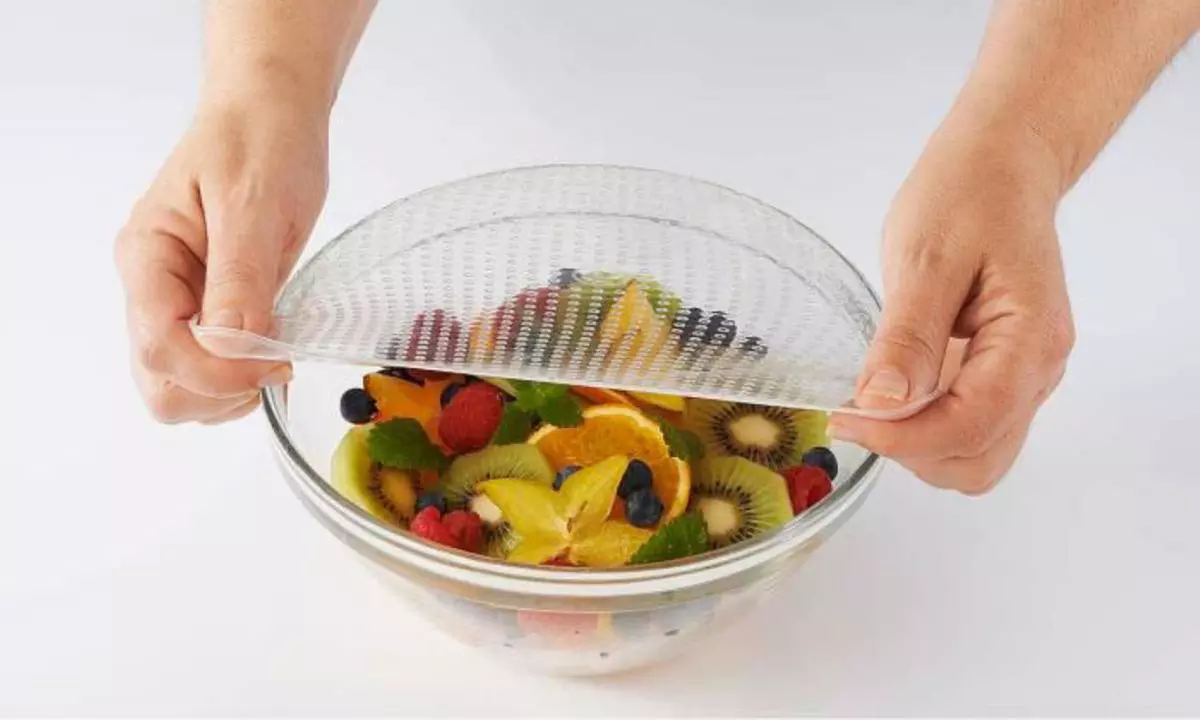 Lot de 4 couvercles hermétiques et réutilisables en silicone alimentaire - Primary Image