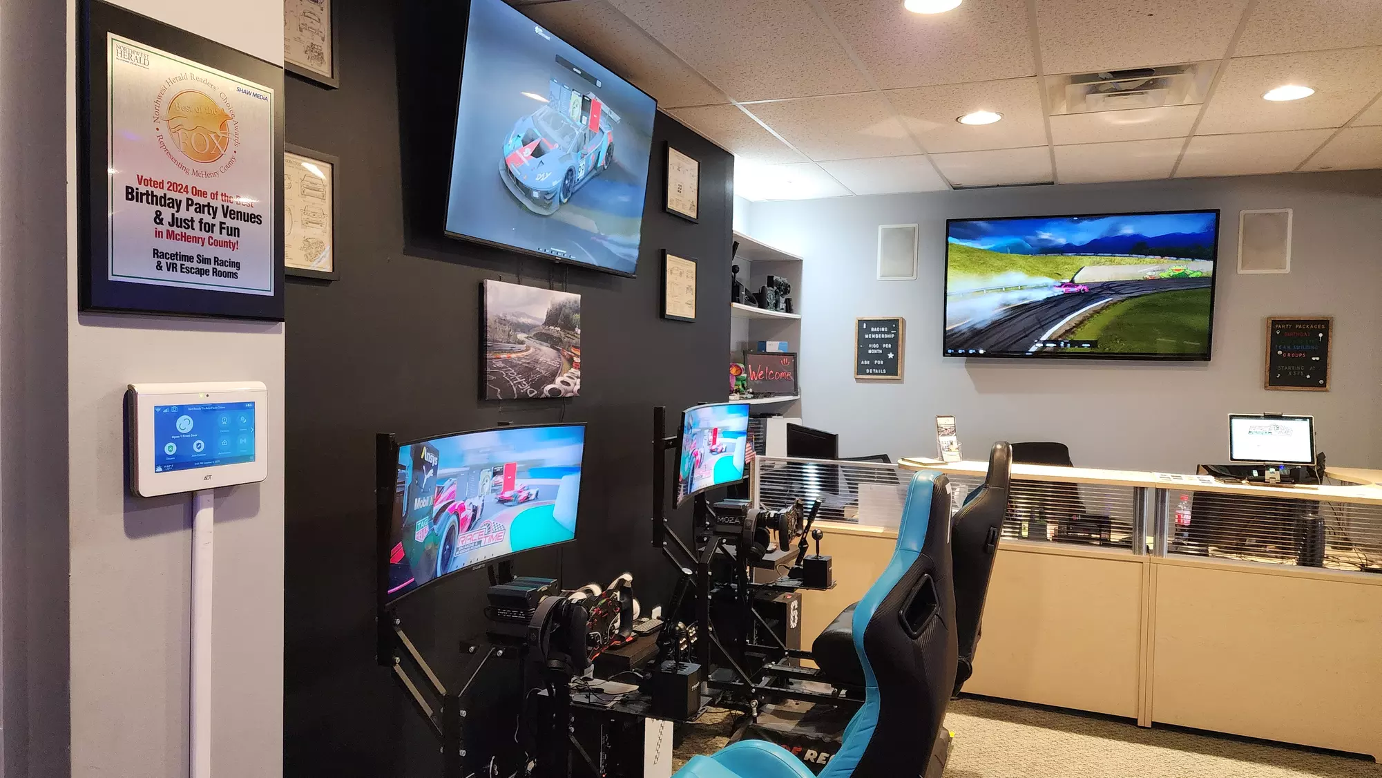 60-Minute Session at RACETIME SIM RACING & VR ESCAPE ROOMS