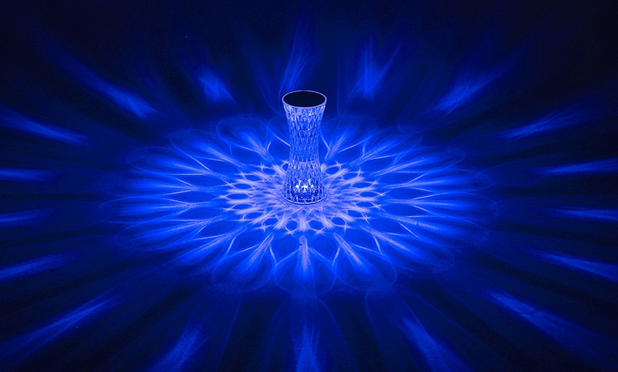 Image 15: Living And Home Transparent Faceted Night Lamp