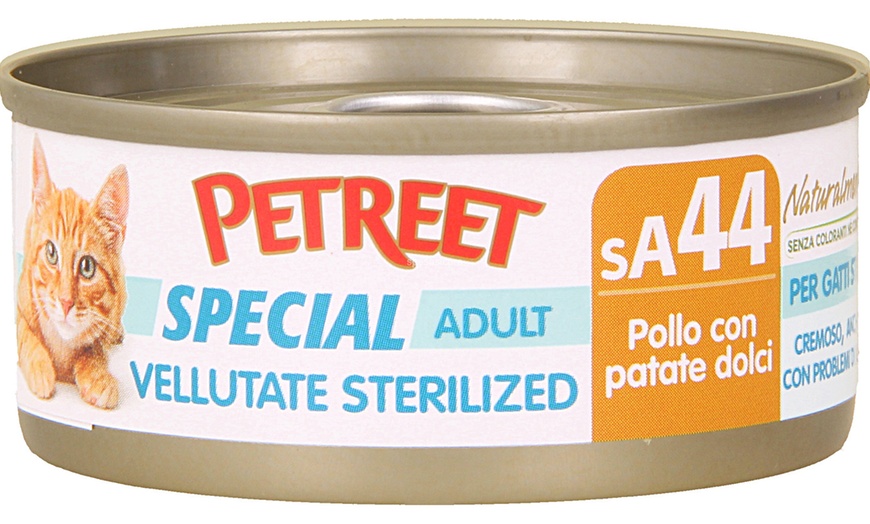 Image 10: Box Petreet per gatti con 60 scatolette da gusti misti