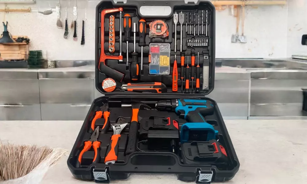 100-teiliges Werkzeugset für Heimwerker und Profis