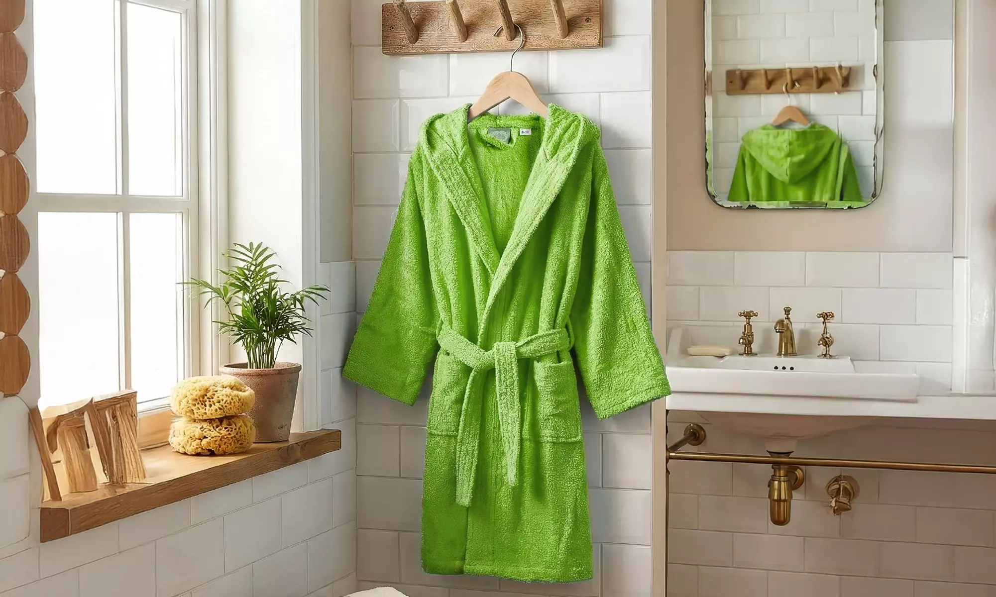 Accappatoio bambino in 100% cotone