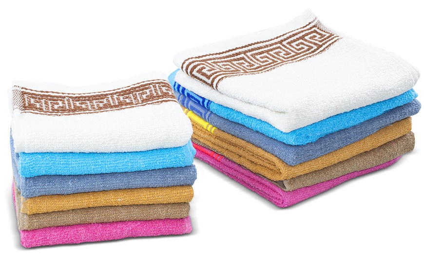 Image 7: Set di 12 asciugamani da bagno