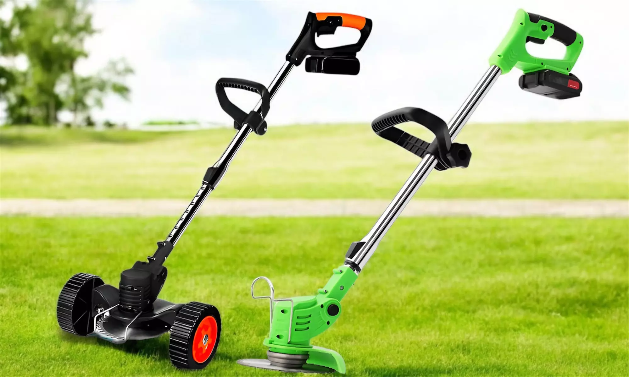 Decespugliatore elettrico con o senza ruote