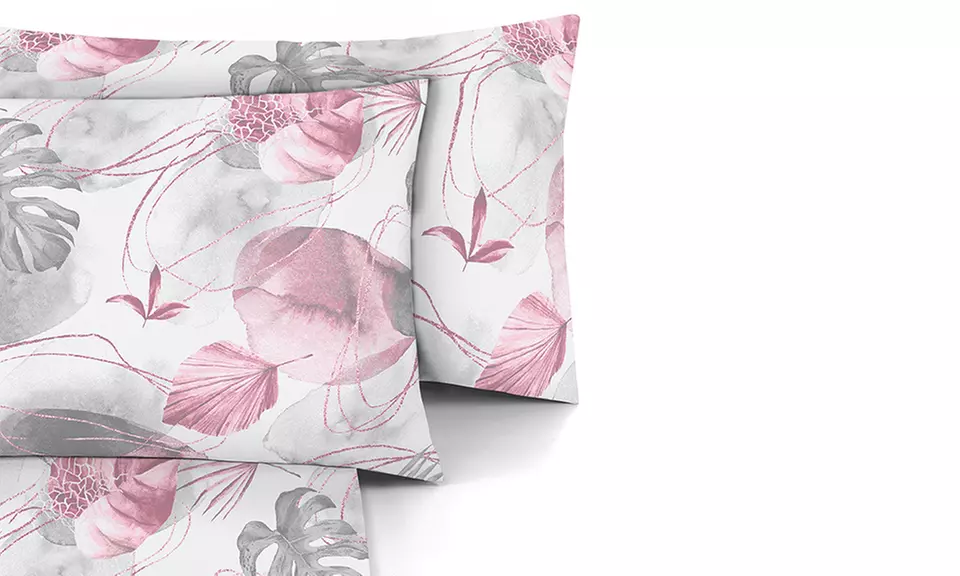 Completo Lenzuola No Stiro, Microfibra effetto Seta, Made in Italy