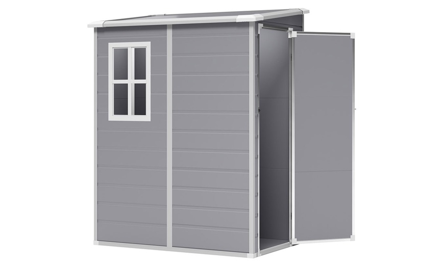 Image 5: Outdoor Garden PP Plastic Storage Shed