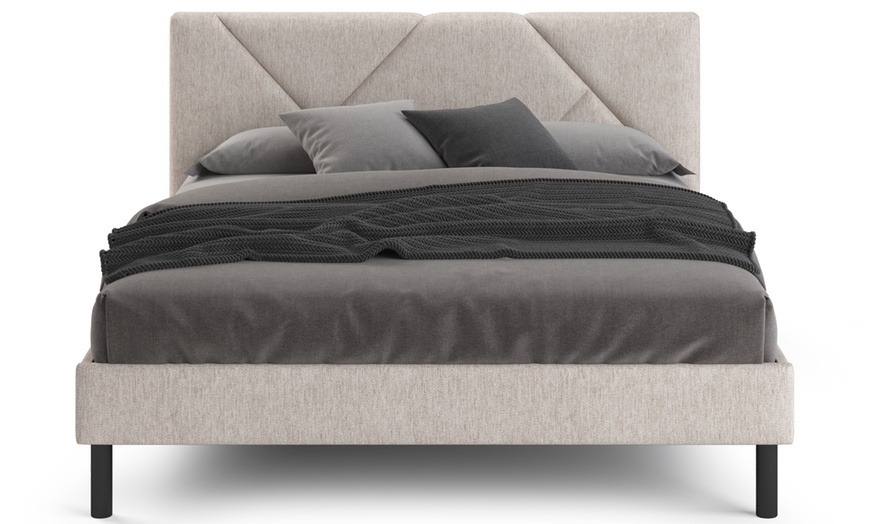 Image 28: Lit en tissu "Ric"