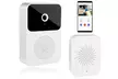 Drahtlose Türklingel mit integrierter Überwachungskamera in Weiß - Second Medium